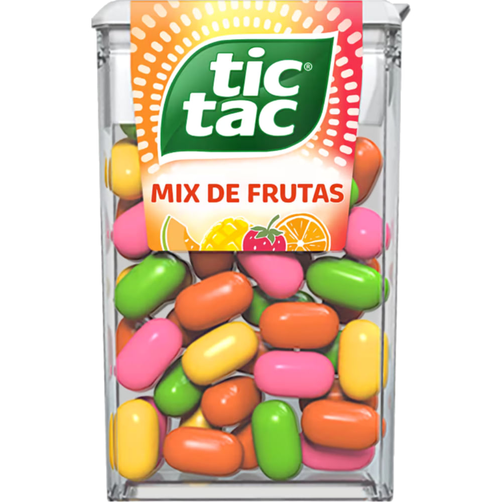 Pastilha Frutas Tic Tac Ferrero 14,5g Sem Glúten
